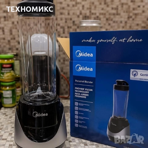 Компактен и мощен Блендер Midea, снимка 3 - Блендери - 51793339