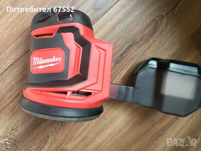 Шлайф Milwaukee M18 BOS125. Само тяло, друго няма. 