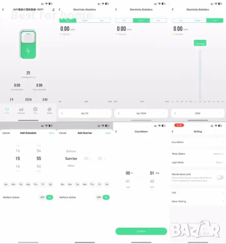 Мултифункционален смарт измервателен уред- защита 2P Zigbee , снимка 2 - Друга електроника - 48711864