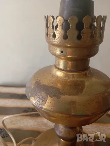 Стара настолна лампа, снимка 2 - Настолни лампи - 49914954