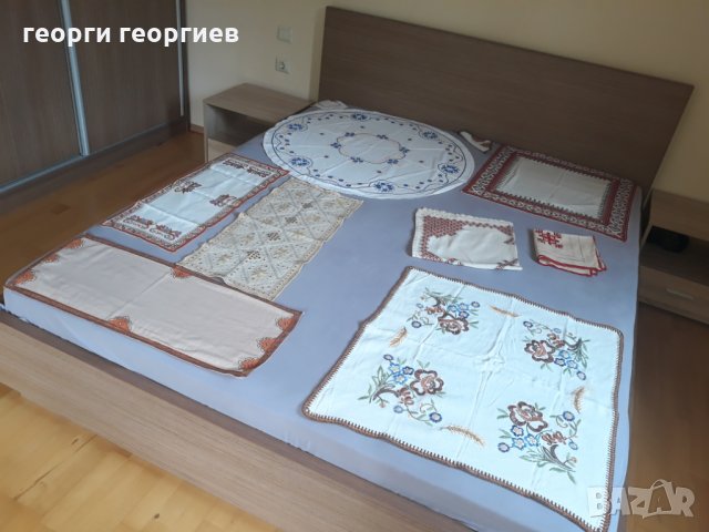 Покривки, ръчна бродерия, българска шевица., снимка 8 - Покривки за маси - 33889916