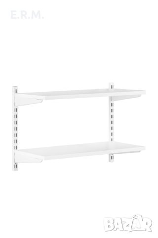 Модулна система от рафтове Регулируем висящ рафт 80см х 25см 20кг. на рафт, снимка 9 - Етажерки - 41552655