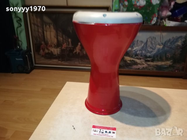 червена голяма тарамбука 41х26см 2302221211, снимка 6 - Ударни инструменти - 35888372