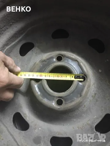 стоманени джанти 4 по 108 15, снимка 5 - Гуми и джанти - 47447674