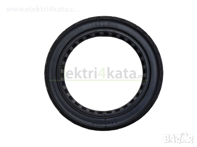 Плътна гума (бандажна) 14х2.50 (Road), снимка 3 - Гуми и джанти - 52465396