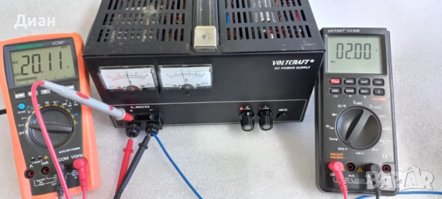 Лабораторно захранване VOLTCRAFT 40V 5A, снимка 3 - Друга електроника - 52416853
