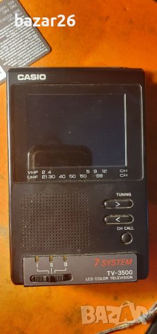 Pocket  tv Casio tv-3500 / tv 400, снимка 7 - Телевизори - 41646542