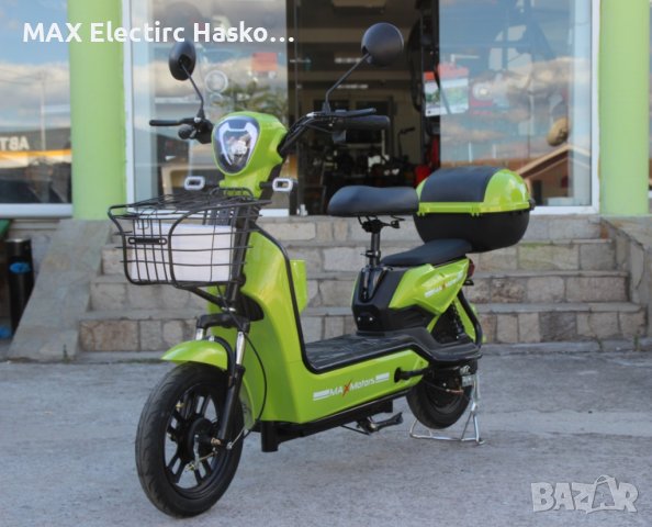 Електрически скутер-велосипед MaxMotors EBZ14 500W - GREEN, снимка 7 - Мотоциклети и мототехника - 41827591