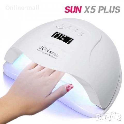 Професионална UV/LED Лампа за Маникюр SUN 120W – Ултра мощна, за две ръце, с 36 Диода и LCD Дисплей, снимка 2 - Продукти за маникюр - 53244245