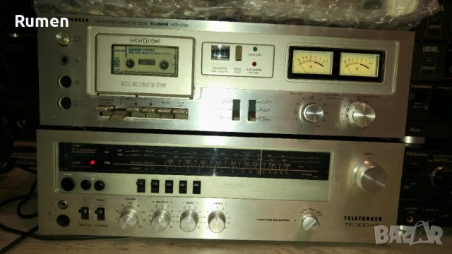 TELEFUNKEN TR 300 + TC 450 M, снимка 7 - Ресийвъри, усилватели, смесителни пултове - 52380029