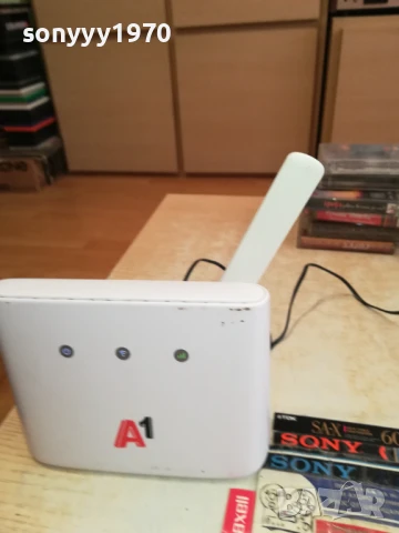 А1-РУТЕР С АНТЕНА И АДАПТЕР 1506250945, снимка 5 - Рутери - 50670286