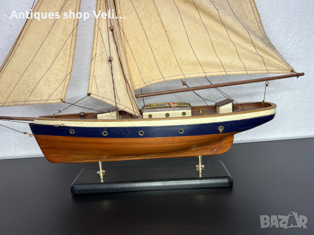Колекционерски модел на ветроходна лодка №5131 , снимка 6 - Антикварни и старинни предмети - 44509608
