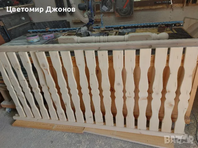 Дъски за ограда(парапет),свързващи греди,ръкохватки, снимка 14 - Огради и мрежи - 49457895