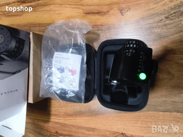 НОВА Ретро Светкавица JINBEI Hi-5 Retro Flash - За Canon, Nikon, Sony, Fuji, Olympus, Panasonic..., снимка 8 - Светкавици, студийно осветление - 53145774