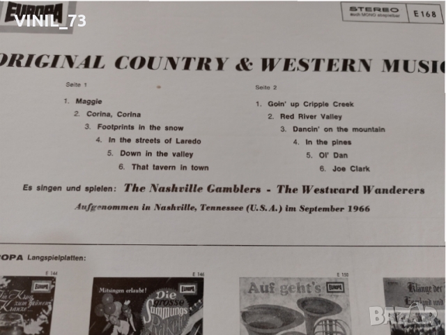 Original Country & Western Music, снимка 3 - Грамофонни плочи - 36100320