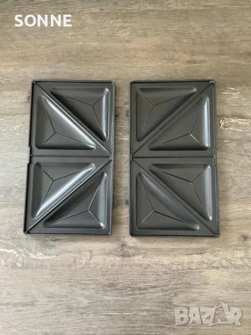 Немски сандвич мейкър/грил преса Prinz 4 в 1, 800 W , снимка 4 - Тостери - 48179242