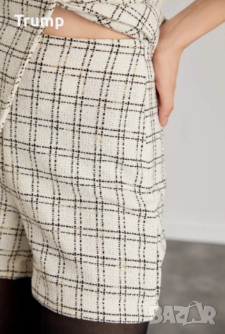 Елегантен комплект, жилетка с къс панталон , нежно ка.е , снимка 4 - Комплекти - 52285620