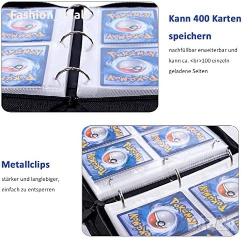 Класьор албум карти Покемон колекция Pokemon trading cards Организатор, снимка 5 - Колекции - 41405432