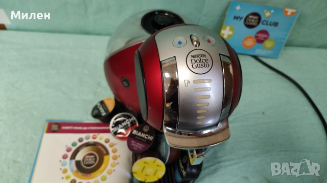 Кафемашина с гаранция 1 година NESCAFÉ® Krups Automat Melody.Red, снимка 4 - Кафемашини - 53576487