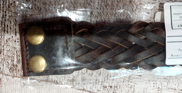 Мъжка гривна от естествена кожа. , снимка 10 - Гривни - 53464524