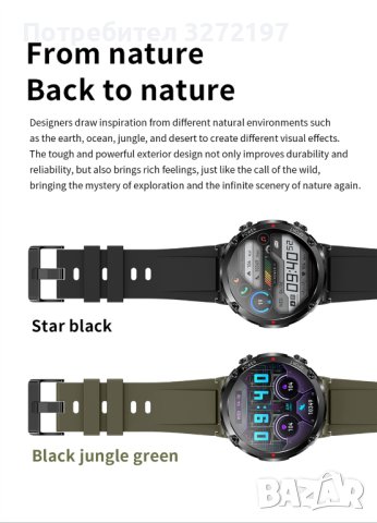 LIGE Т30 ,2023 Смарт часовник Мъжки 1,6-инчов,400x400 IPS цветен дисплей, снимка 13 - Мъжки - 41334846