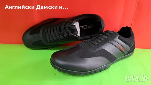 Английски мъжки полукецове от екокожа -Police, снимка 5 - Ежедневни обувки - 48530868