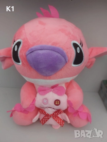 Плюшени играчки Лило и Стич с извънземно 20см, плюшена играчка Stitch, снимка 2 - Плюшени играчки - 52581596