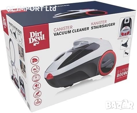 Мощна Прахосмукачка с Торба DIRT DEVIL DD2001, снимка 7 - Прахосмукачки - 51833982
