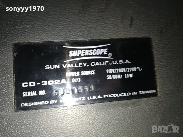 SUPERSCOPE CD-302A DECK-ВНОС FRANCE 2408231400, снимка 10 - Декове - 41953816