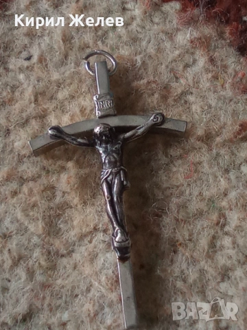 Старо металното кръстче 10011, снимка 4 - Антикварни и старинни предмети - 53485255