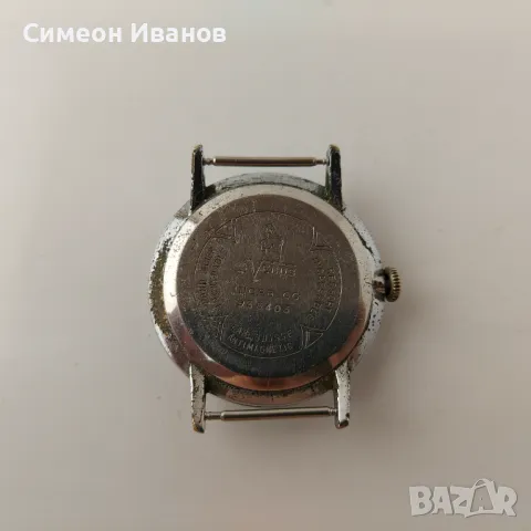 Стар швейцарски часовник Венус Venus 19 Rubis  #5746    Не работи. Тръгва и спира. Не може да се све, снимка 5 - Мъжки - 47942647