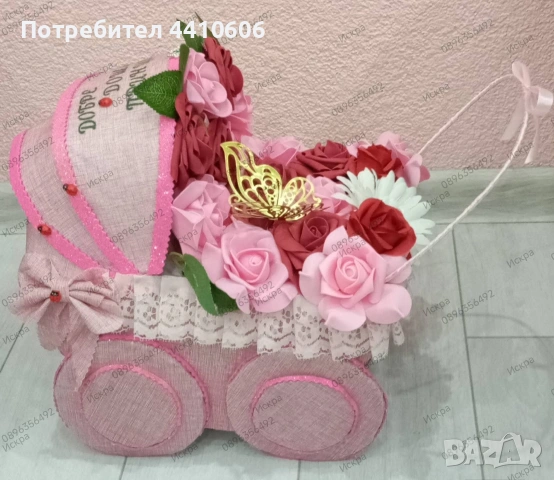 Ръчно изработен подарък за бебе-момиче, снимка 12 - Други - 53658266