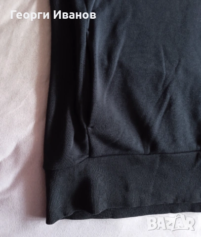 ADIDAS L/XL 100% ОРИГИНАЛЕН черен суичър худи анорак горница Адидас, снимка 3 - Суичъри - 53189906