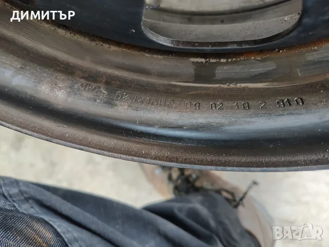 4бр.Железни джанти 16ки за DACIA Duster 5x114.3 6.5j центр.отвор 66.1, снимка 4 - Гуми и джанти - 55770506