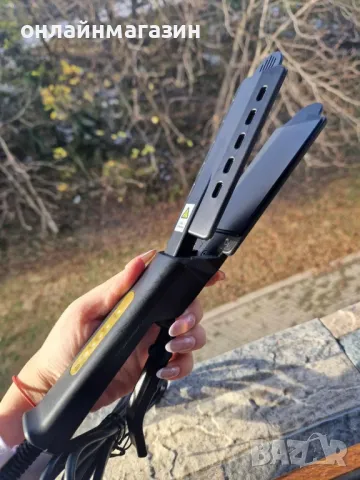 Професионална турмалинова преса за коса с йони,, снимка 1