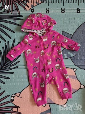 Ромпър с цип и качулка за бебе , снимка 1