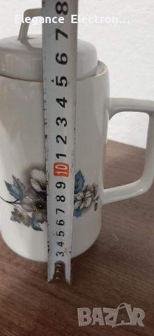 Среден Български Порцеланов Чайник , снимка 9 - Аксесоари за кухня - 36051625