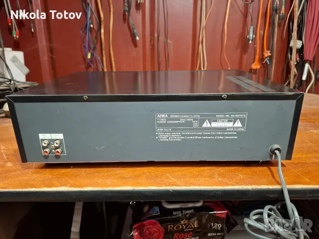 Продава се двукасетен дек Aiwa AD-WX707Z . , снимка 7 - Декове - 56107031