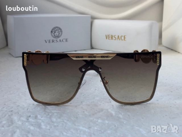 Versace VE 2022 унисекс слънчеви очила маска,мъжки,дамски слънчеви очила, снимка 2 - Слънчеви и диоптрични очила - 36106701