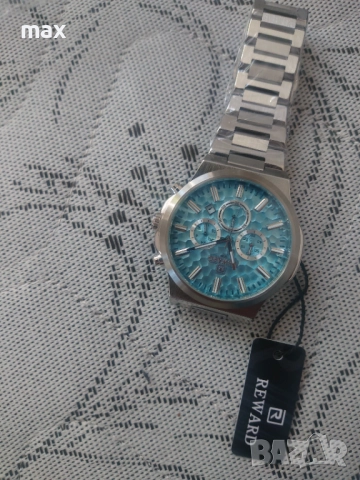 Часовник reward vip ,кварцов ,ледено синьо ,6 стрелки, снимка 7 - Мъжки - 52244156