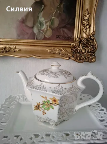 Английски чайник, снимка 8 - Антикварни и старинни предмети - 56059626