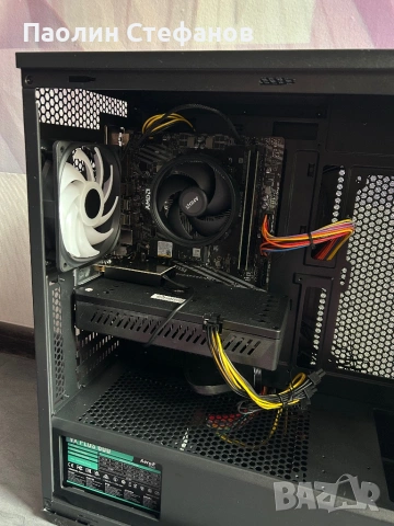 Чисто нов геймърски компютър – Ryzen 5 5500 / RX 590 8GB / 16GB RAM / NVMe , снимка 5 - Геймърски - 53440383