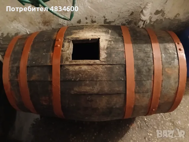 Буре за вино, дъбово, 220 л, снимка 4 - Бидони, бурета и бъчви - 55961968