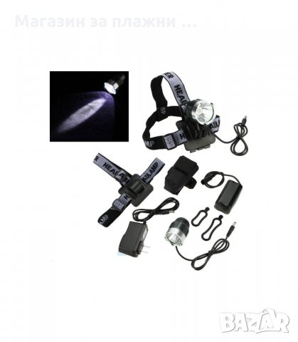 2 В 1 ФАР ЗА ВЕЛОСИПЕД И ЧЕЛНИК XM-L Т6 1200 ЛУМЕНА - код 1869, снимка 7 - Аксесоари за велосипеди - 34240449