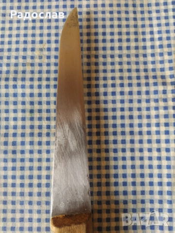 стар касапски нож, снимка 6 - Прибори за хранене, готвене и сервиране - 52836170