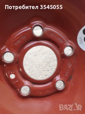 Резервна гума тип патерица за Рено 5х108, снимка 6 - Гуми и джанти - 50029584