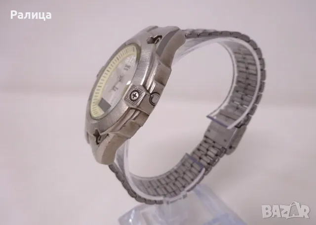 Мъжки кварцов часовник Casio с аларма и двойно време, снимка 4 - Мъжки - 48637919