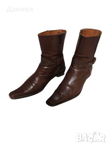 Екстравагантни мъжки обувки от естествена кожа, снимка 2 - Мъжки ботуши - 40512776