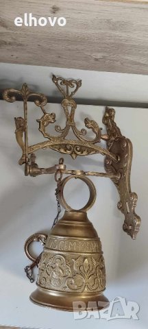 Стара бронзова камбана за врата, снимка 6 - Антикварни и старинни предмети - 44365497