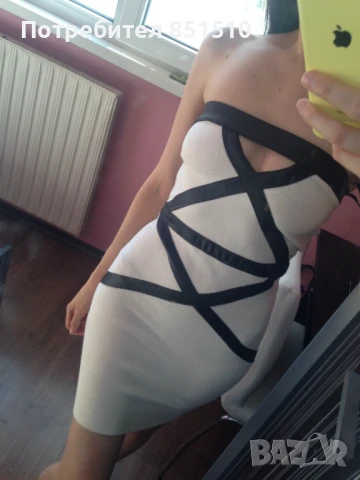 Дамска нова бандажна рокля BEBE XS, снимка 8 - Рокли - 51340753
